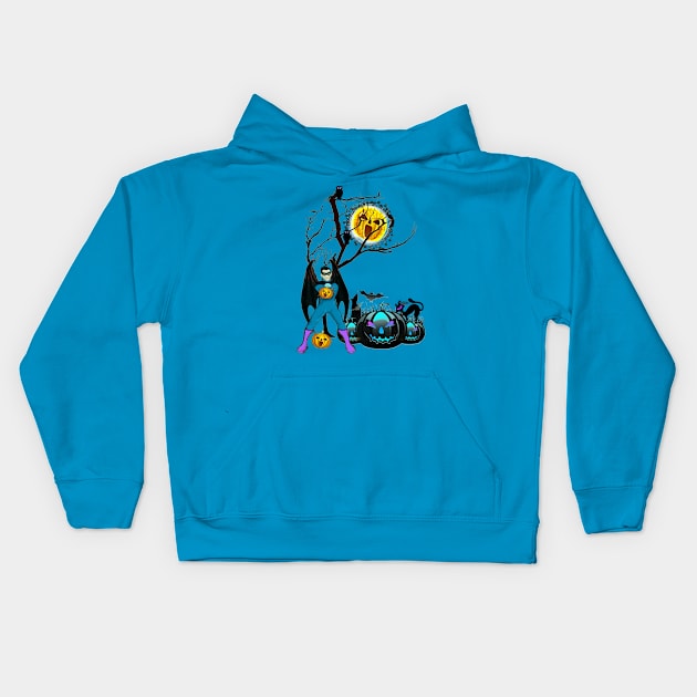 Halloween-Dad T-shirt Kids Hoodie by Nadine8May